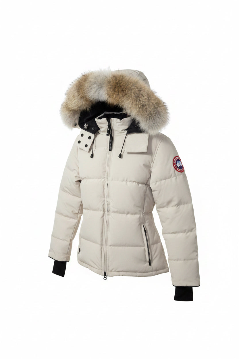 The Yolande White Coat